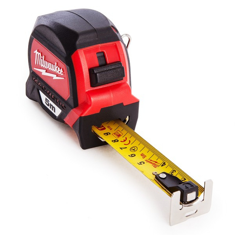 Milwaukee Magnētiskā Milwaukee mērlente 5m - gab.