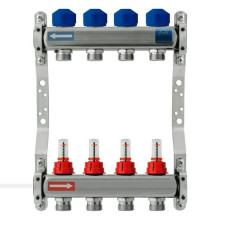 Kan-Therm NT 2-atzaru kolektors ar plūsmas mērītājiem. - gab.