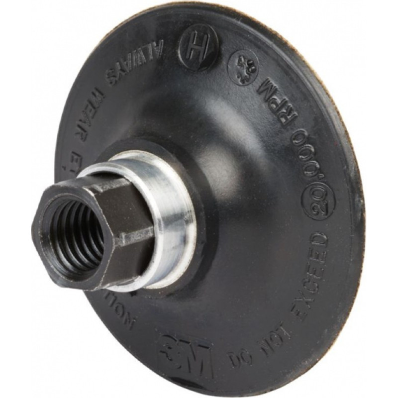 3M DR-AC Roloc disku paliktnis, gumijas 75 mm, M14 - gab.