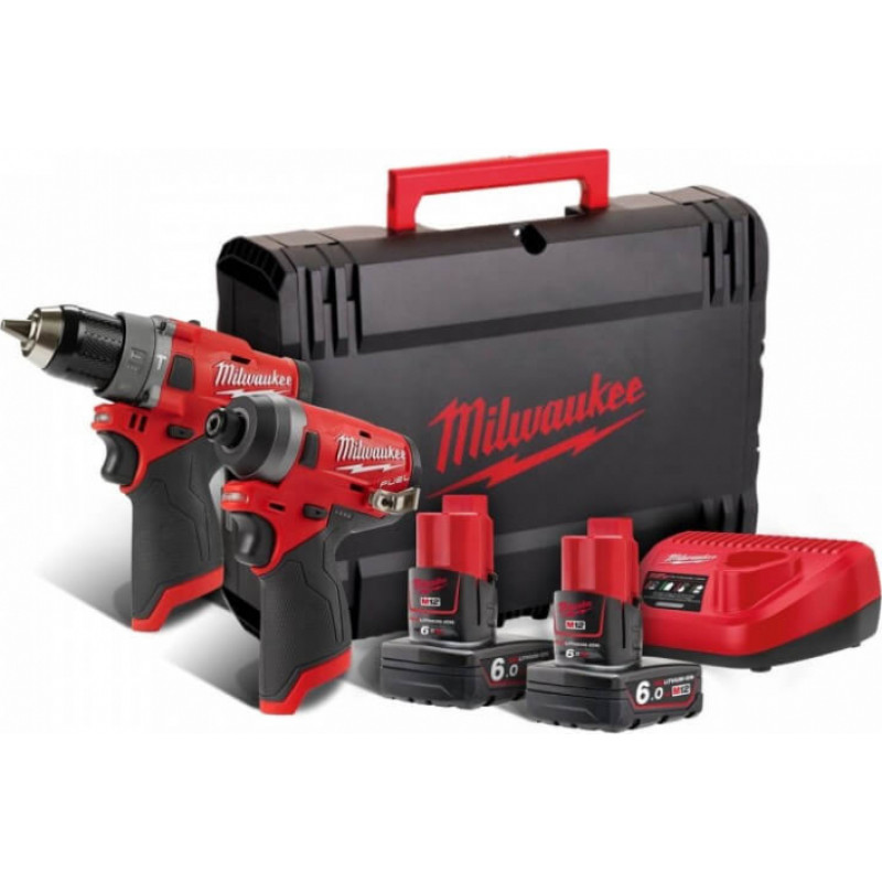 Milwaukee Akumulatora instrumentu komplekts MILWAUKEE M12 FPP2A-602X