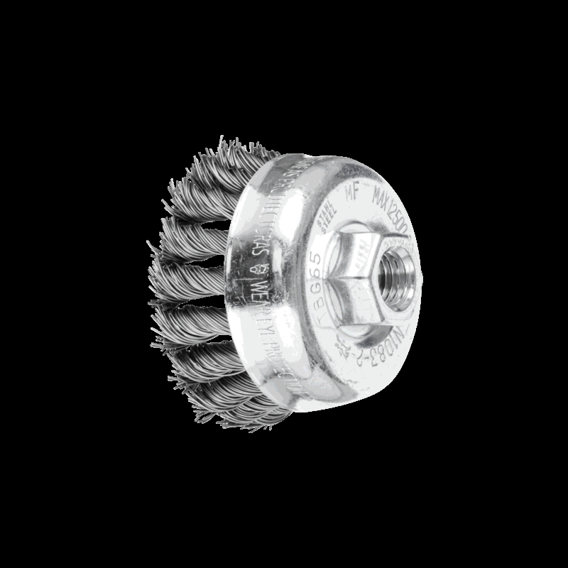 Pferd Metāla birstīte-kausiņš Ø 65 PFERD TBG ST 0,5 mm