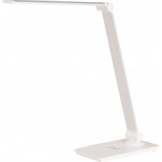 Besk Galda lampa 6W LED ar bezvada lādētāju, balta
