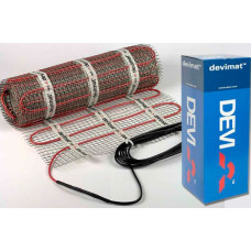 Devi DTIR 1500W, 0.5x20 m, 150Wm2, /10m2, divdzīslu paklājs + gofra