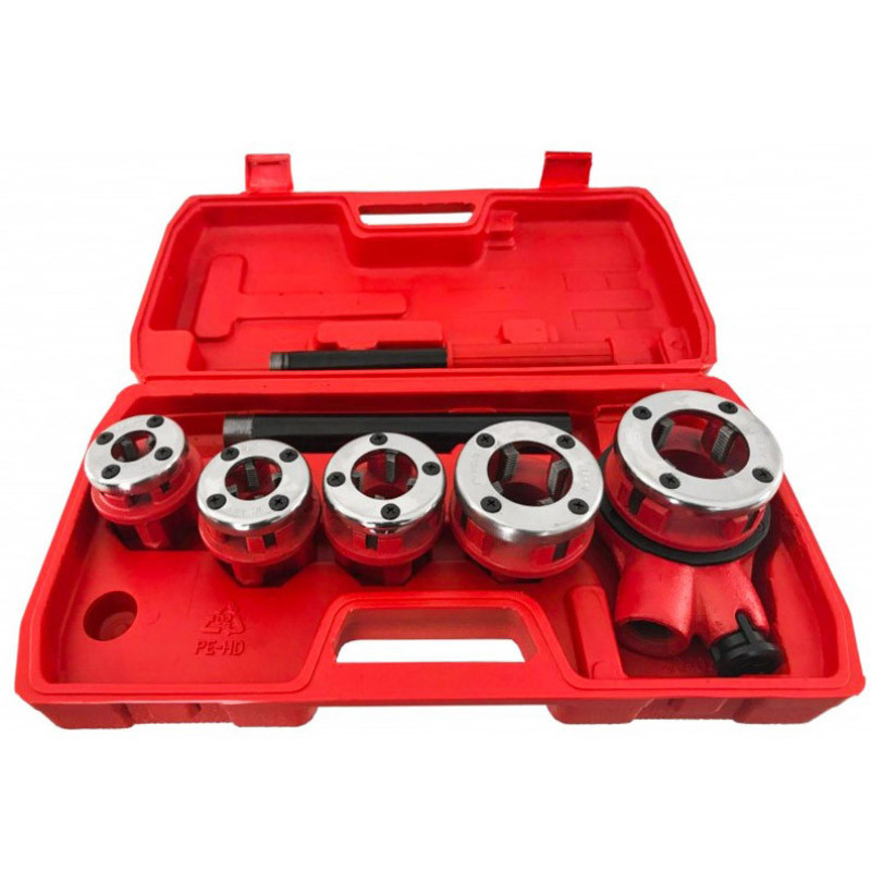 Verke Cauruļu vītņgriežu komplekts 3/8'' - 1.1/4'', 5gab., V07513 VERKE