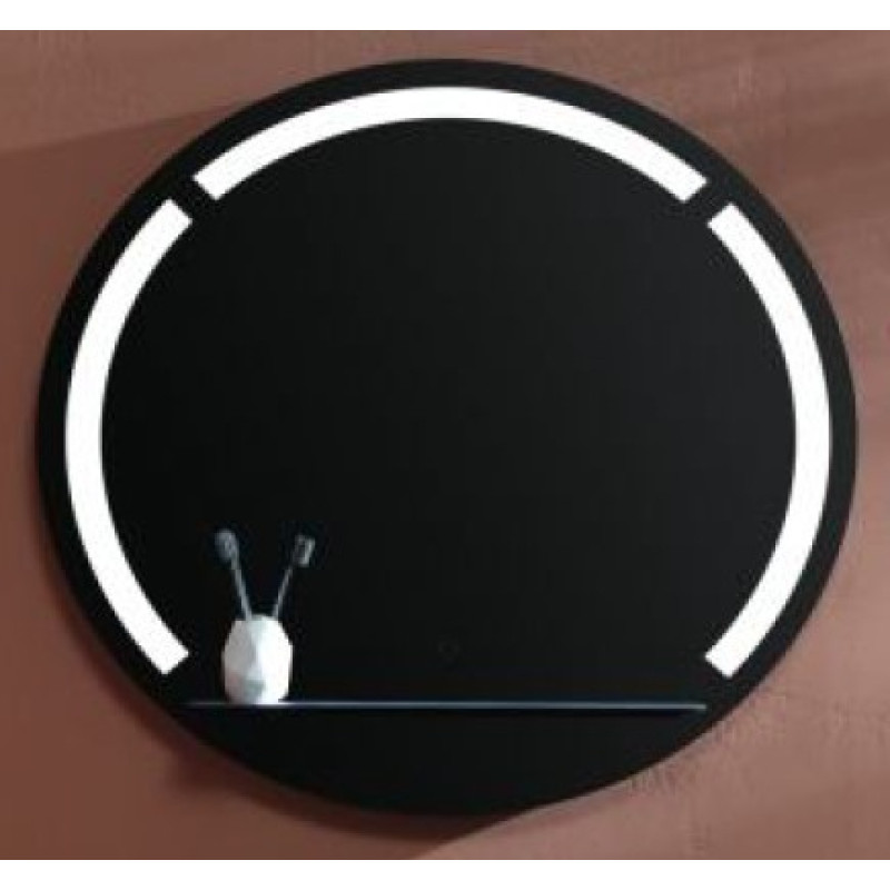 Vanita & Casa spogulis ar apgaismojumu un plauktu Oceano Round, d=800 mm