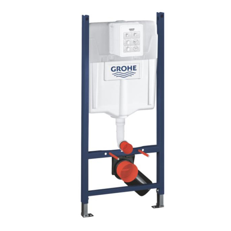 Grohe iebūvējamais rāmis podam Rapid SL, 500x130 mm, h=1130 mm, 6 - 9 l,  taustiņam 156x197 mm