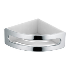 Keuco plaukts Elegance, stūra, hroms/balts