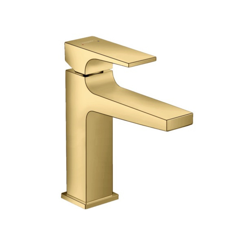 Hansgrohe izlietnes maisītājs Metropol 110, ar push-open, polished gold optic