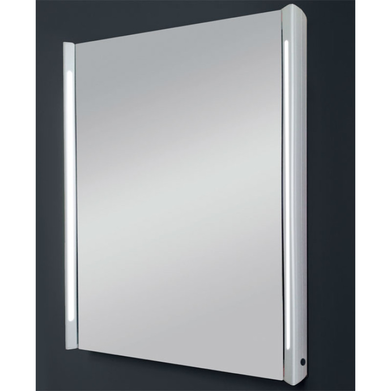 Vanita & Casa spoguļskapis ar apgaismojumu Zenit, 500 mm, h=700 mm, alumīnijs