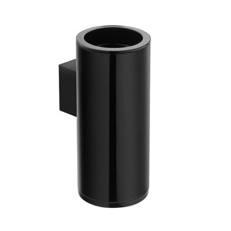 Cosmic glāze ar turētāju Black & White, matēta melna