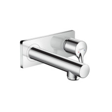 Hansgrohe iebūvējamā izlietnes maisītāja Talis S virsapmetuma daļa, 2 caurumu, iztece 165 mm, no sienas, hroms