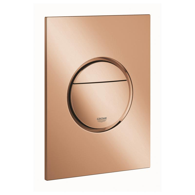 Grohe taustiņš Nova Cosmo duo, 130x172 mm, vertikāls, brushed warm sunset