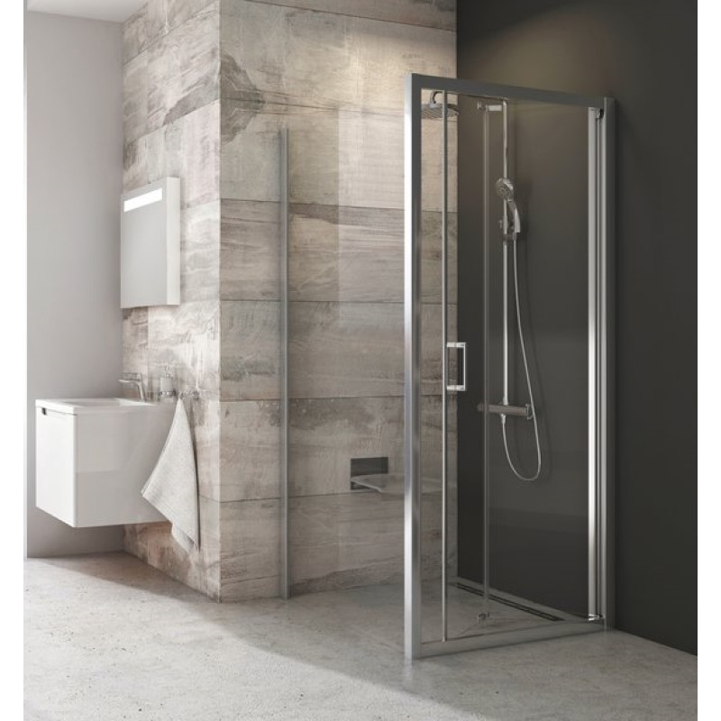 Ravak dušas siena BLPSZ, 800 mm, h=1900, spīdīgs/caurspīdīgs stikls