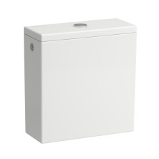 Laufen skalojamā kaste Val, pievads no aizmugures, balts