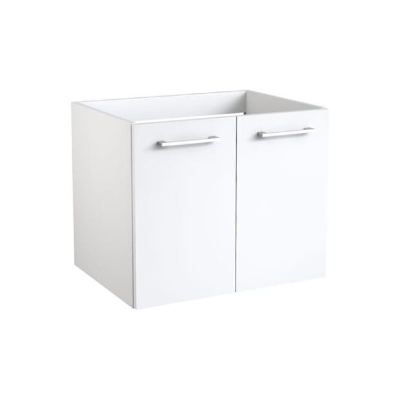 Kame izlietnes skapītis Gama, 590x445 mm, h=500 mm, 2D, spīdīgi balts