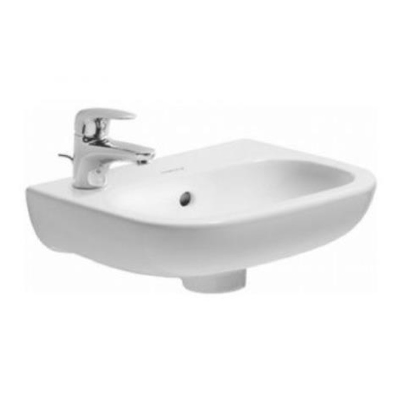 Duravit izlietne D-Code, 360x270 mm, maisītāja caurums labajā pusē, balta