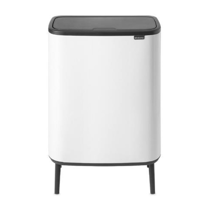 Brabantia atkritumu tvertne Bo Touch Hi, 2x30l, balta