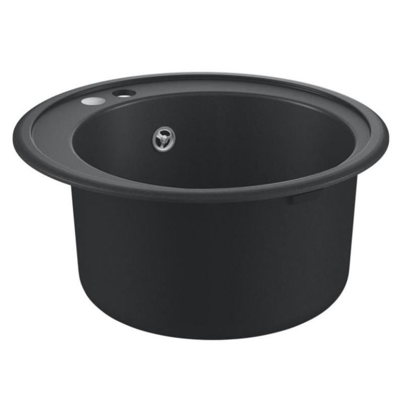 Grohe virtuves izlietne K200 50-C, viena bļoda, d=510 mm, granite black