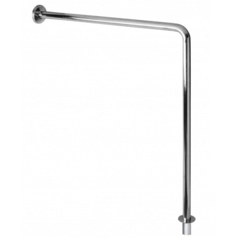 Mediclinics atbalsta rokturis Medinox, 776x750 mm, matēts nerūsējošais tērauds AISI 304