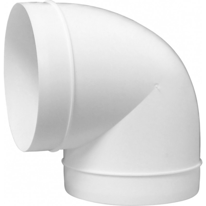 Europlast līkums plastmasas, Ø150mm, 90°