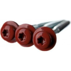 Eternit skrūves kokam 6x100 /100 gb./ ķiršu sarkanas