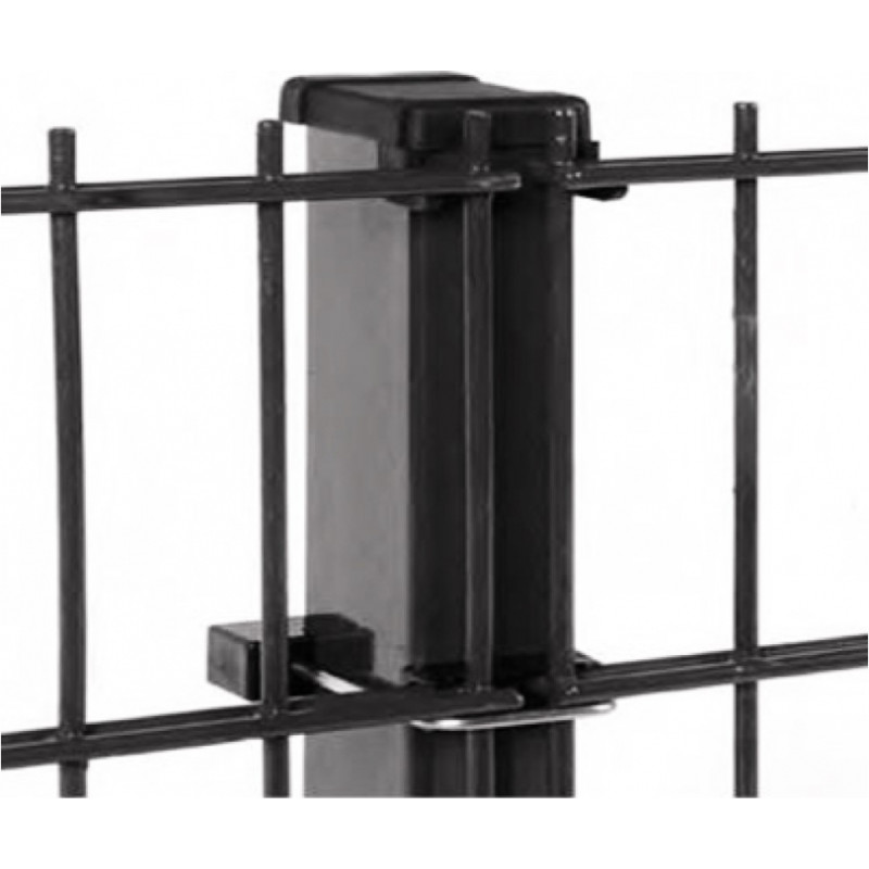 Vilmars Pulverkrāsots žoga panelis 2D Antracīta pelēks 6/5/6, 1630x2500mm