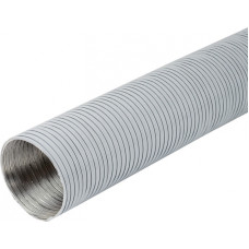 Europlast gaisa vads alumīnija, Ø100mm-3m, balta