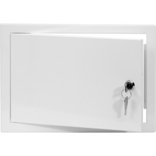 Europlast revīzijas lūka iekšdarbiem metāla, 300x400mm ar atslēgu