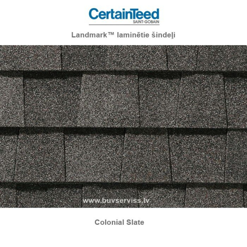 Certainteed Landmark™ laminētie šindeļi - Colonial Slate, 3.1m2