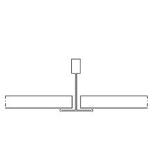 Knauf Danoline Danotile  higiēniskie/gludie, ģipša, piekaramie griesti 9.5x600x600mm balts+PE  (gluds)