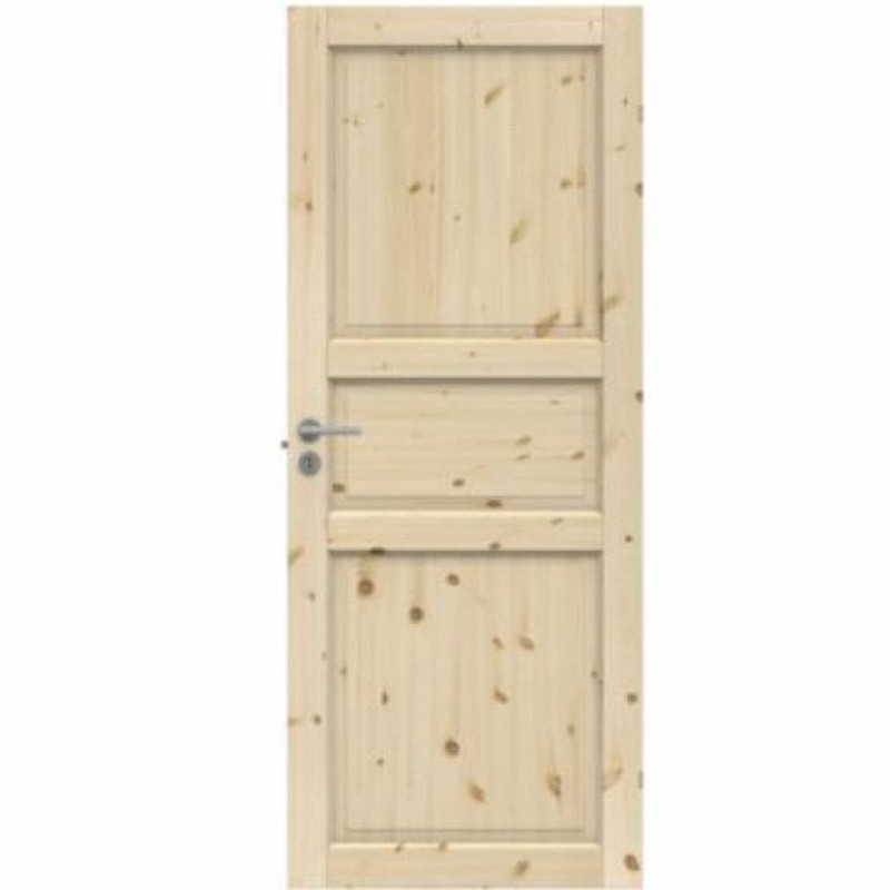 - TRADITION 51 82.5x204 cm (ar kārbu 88.8x208.8cm) Neapstrādāts priedes koks