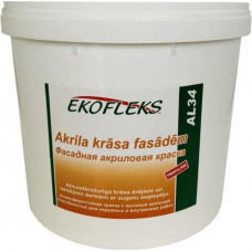 Ekofleks AL34 Akrīla krāsa fasādēm (bāze) 20L