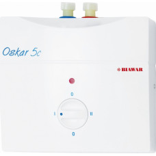 Biawar Caurplūdes ūdens sildītājs OSKAR OP-5C zem/virs izlietnes - gab.