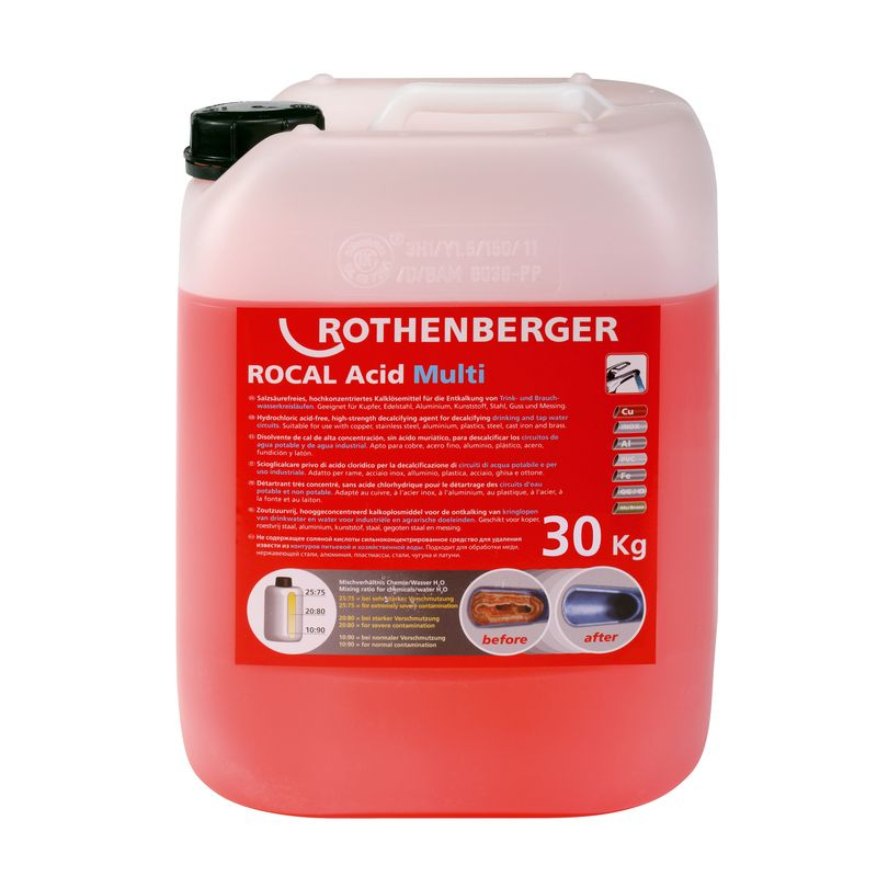 Rothenberger Atkaļķošanas koncentrāts 30 l MULTI - gab.