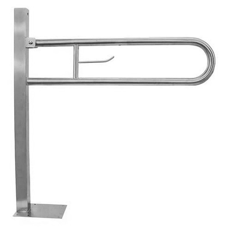 Nofer Invalīdu rokturis paceļams 80cm grīdas  NT satīns - gab.