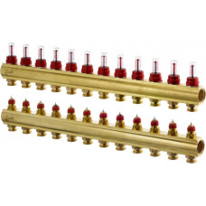 Danfoss FHF-12 kolektors ar plūsmas mērītāju 12+12, 1