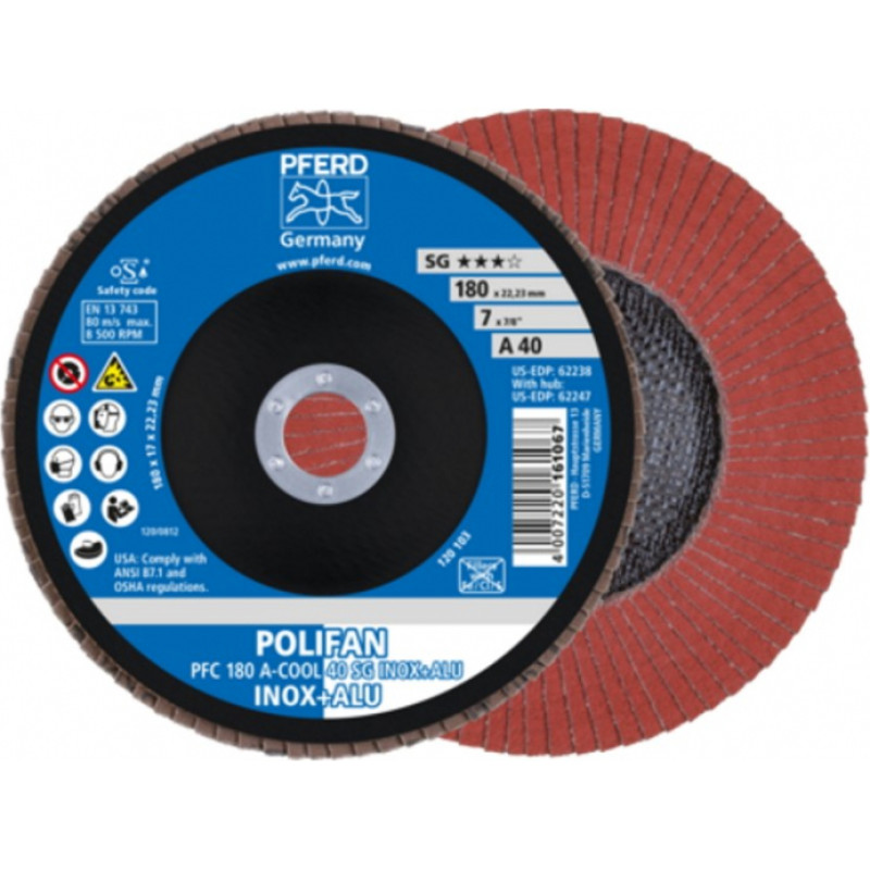Pferd Šlifavimo diskas PFERD PFC180 A SG-Cool A40