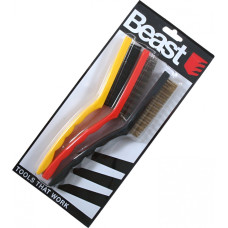 Beast Birstes 3gb 220mm tērauda. neilona. vara 10x85mm