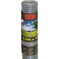 Besk Žogs lodēts stieples 0.5mx5m (12.7x12.7mm)