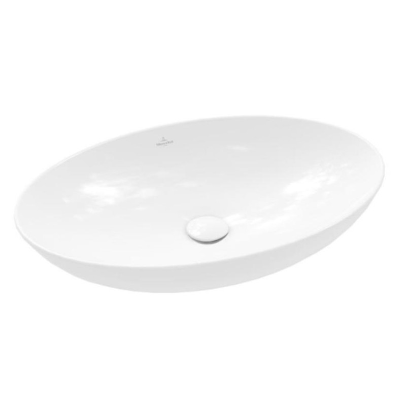 Villeroy & Boch izlietne Loop & Friends, 560x380 mm, uz virsmas, balta TitanCeram