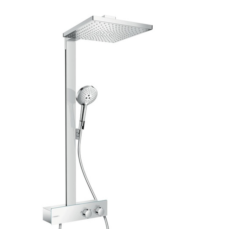 Hansgrohe dušas sistēma ar termostatu Raindance Select E 300 1jet/Raindance Select S 120 3jet, hroms