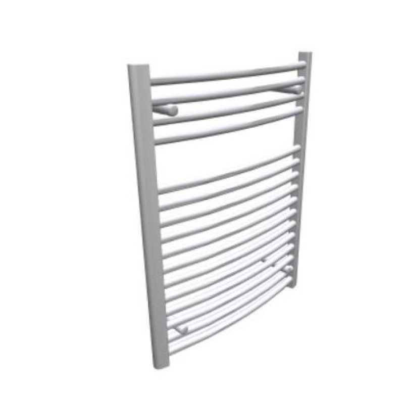 Zehnder dvieļu žāvētājs Aura Bow, 775x494 mm, izliekts, balts ##