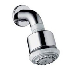Hansgrohe dušas galva ar turētāju Clubmaster 3jet, no sienas, hroms