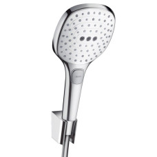 Hansgrohe rokas dušas komplekts Raindance Select E 120 3jet Porter`S, 1600 mm, balts/hroms