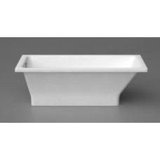 Vispool vanna Ette, 1696x700 mm, ar sifonu, balta akmens masa