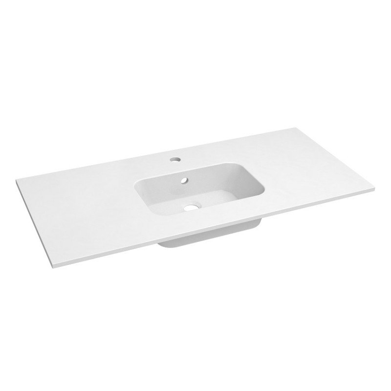 Kame izlietne Elide, 1000x460 mm, balta keramika