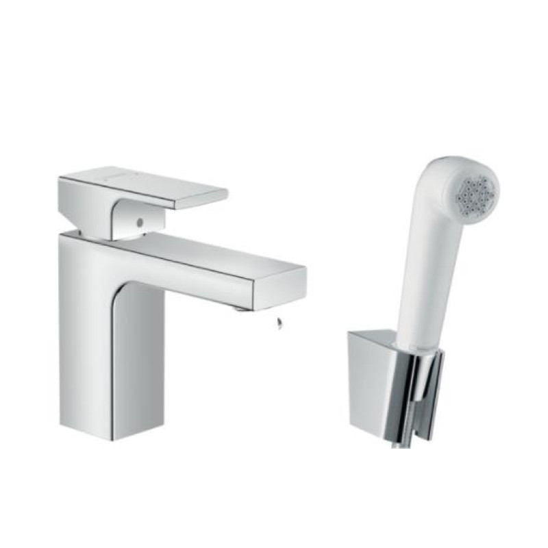 Hansgrohe izlietnes maisītājs Vernis Shape Bidette 100, hroms