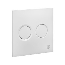 Gustavsberg taustiņš Triomont XS duo, 160x160 mm, pneimatiskais, balts