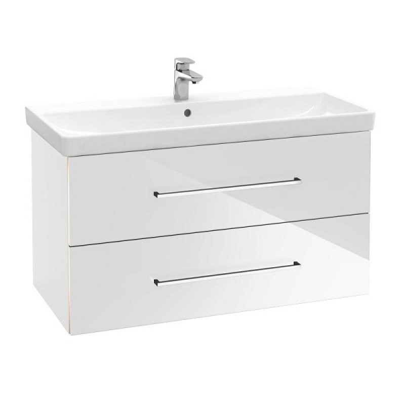 Villeroy & Boch izlietnes skapītis Avento, 967x447 mm, h=520 mm, 2A, crystal white
