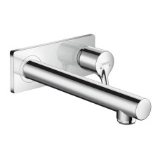 Hansgrohe iebūvējamā izlietnes maisītāja Talis S virsapmetuma daļa, 2 caurumu, iztece 225 mm, no sienas, hroms